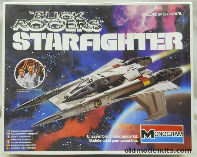 Monogram 1/48 Buck Rogers Starfighter - From The 1979 TV Series, 6030 plastic model kit